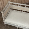 18th Century Swedish Gustavian Neoclassical Scraped Painted Bench