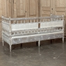 18th Century Swedish Gustavian Neoclassical Scraped Painted Bench