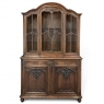 Antique Liegeois Walnut Bookcase ~ China Buffet