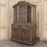 Antique Liegeois Walnut Bookcase ~ China Buffet