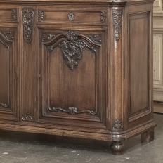 Antique Liegeois Walnut Bookcase ~ China Buffet