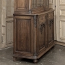 Antique Liegeois Walnut Bookcase ~ China Buffet