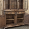 Antique Liegeois Walnut Bookcase ~ China Buffet