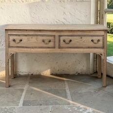 18th Century English Stripped Oak Dresser ~ Sofa Table ~ Console