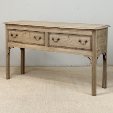 18th Century English Stripped Oak Dresser ~ Sofa Table ~ Console