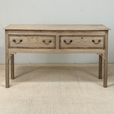 18th Century English Stripped Oak Dresser ~ Sofa Table ~ Console