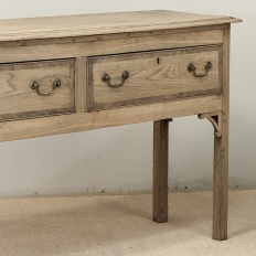 18th Century English Stripped Oak Dresser ~ Sofa Table ~ Console