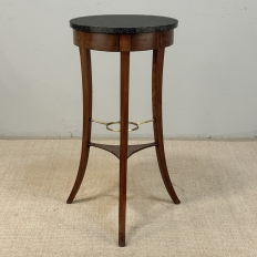 French Directoire Mahogany Black Marble Guéridon ~ End Table