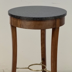 French Directoire Mahogany Black Marble Guéridon ~ End Table