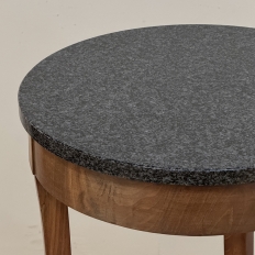 French Directoire Mahogany Black Marble Guéridon ~ End Table