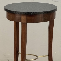 French Directoire Mahogany Black Marble Guéridon ~ End Table
