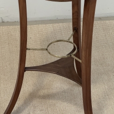 French Directoire Mahogany Black Marble Guéridon ~ End Table