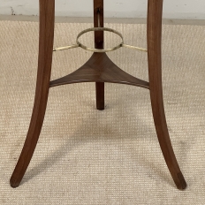 French Directoire Mahogany Black Marble Guéridon ~ End Table