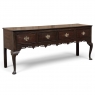 18th Century English Georgian Period Solid Oak Dresser