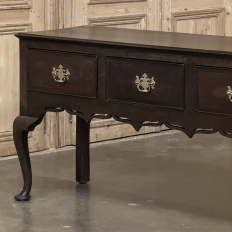 18th Century English Georgian Period Solid Oak Dresser