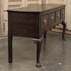 18th Century English Georgian Period Solid Oak Dresser