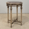 Antique French Louis XVI Stripped Marble Top Occasional Table