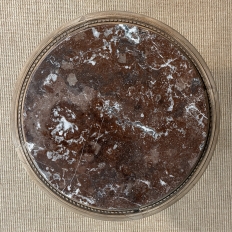 Antique French Louis XVI Stripped Marble Top Occasional Table