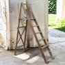 19th Century Rustic French Pine Orchard Step Ladder