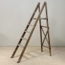19th Century Rustic French Pine Orchard Step Ladder