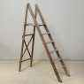 19th Century Rustic French Pine Orchard Step Ladder