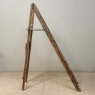19th Century Rustic French Pine Orchard Step Ladder