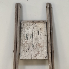 19th Century Rustic French Pine Orchard Step Ladder