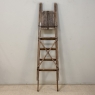 19th Century Rustic French Pine Orchard Step Ladder