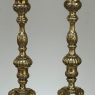 Late 17th Century French Renaissance Brass Altar Candlesticks