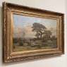 19th Century Oil Painting on Canvas in Original Gilt Frame by Théodore Baron (1840–1899)