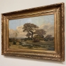 19th Century Oil Painting on Canvas in Original Gilt Frame by Théodore Baron (1840–1899)
