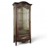 19th Century Country French Walnut Vitrine