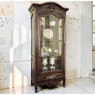 19th Century Country French Walnut Vitrine