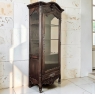 19th Century Country French Walnut Vitrine