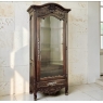 19th Century Country French Walnut Vitrine