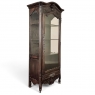 19th Century Country French Walnut Vitrine
