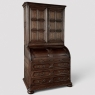 19th Century English Bookcase ~ Cylinder Secretary