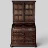 19th Century English Bookcase ~ Cylinder Secretary