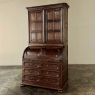 19th Century English Bookcase ~ Cylinder Secretary
