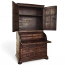 19th Century English Bookcase ~ Cylinder Secretary