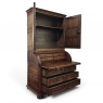 19th Century English Bookcase ~ Cylinder Secretary