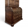19th Century English Bookcase ~ Cylinder Secretary