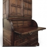 19th Century English Bookcase ~ Cylinder Secretary