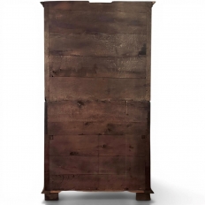 19th Century English Bookcase ~ Cylinder Secretary