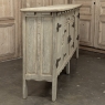 Dutch Neo-Gothic Stripped Oak Buffet with Hand-Forged Ironwork