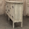 Dutch Neo-Gothic Stripped Oak Buffet with Hand-Forged Ironwork