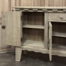 Dutch Neo-Gothic Stripped Oak Buffet with Hand-Forged Ironwork