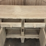 Dutch Neo-Gothic Stripped Oak Buffet with Hand-Forged Ironwork