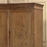 19th Century English Figured Walnut Linen Press ~ Wardrobe
