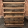 19th Century English Figured Walnut Linen Press ~ Wardrobe